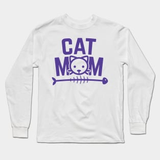 Cat Mom Long Sleeve T-Shirt